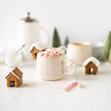 mini gingerbread house mug toppers