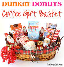 dunkin donuts coffee gift basket