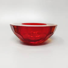 Vintage Red Bowl Geode By Alessandro