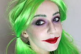 little miss joker halloween makeup