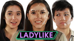women try tape contouring ladylike