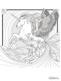 Free Printable Unicorn Coloring Pages For Adults