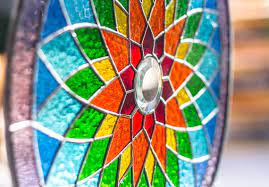 Style Stained Glass Round