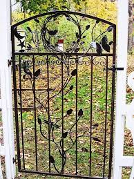 Iron Woodland Garden Gate Decorative