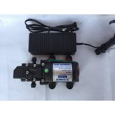 Máy bơm mini phun sương tưới lan, rửa xe SUMO đen 12V kèm nguồn Adapter  12V5A... Máy tự động hút và ngắt nước giá cạnh tranh