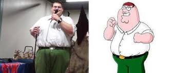 Share the best gifs now >>>. Real Life Peter Griffin Nails His Stand Up Comedy Routine Paperblog