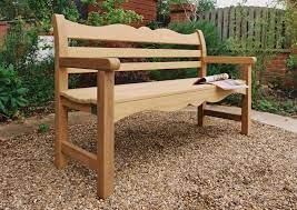 the beverley wooden memorial bench and