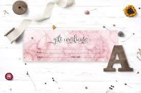 gift certificate graphic by andreea