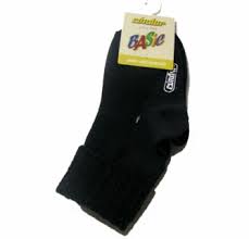 Kneesntoes Net Condor Black Cable Cuff Socks Kids Socks