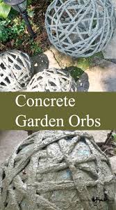 Concrete Garden Orbs Made By Barb