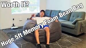 memory foam bean bag chair review
