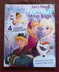 disney frozen pop out mask story book