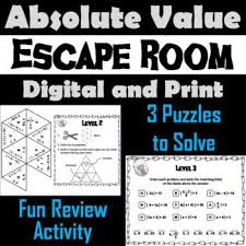 Algebra Escape Room Math Game