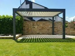 Dasjenige zweite multimedia design von perth home designer residential attitudes ist die santa monica. Aluminium Pergola Lamellendach Terrassendach Sonnenschutz 450cm X 300cm Ebay