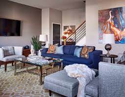 blue and gray living room ideas
