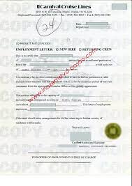 Employment Verification letter   