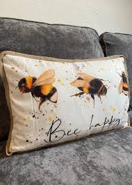 Super Soft Large Bee Cushion Lambland