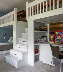 loft bed staircase with drawers