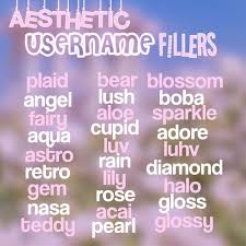 Get all the latest, new, unique, good, funny, cool, aesthetic and best roblox names to use right now. Aesthetic Names Anyone Who Needs Them Usernames For Instagram Aesthetic Usernames Aesthetic Names