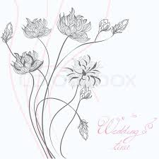 Template For Wedding Greeting Card Stock Vector Colourbox