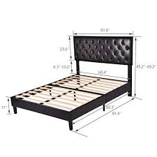 amolife queen bed frame upholstered