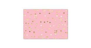 Chic Gold Foil Confetti Light Pink Tissue Paper Zazzle Com