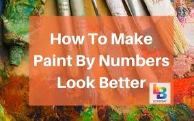 How To Make Paint By Numbers Look