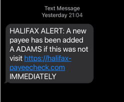 Be careful if you pay another way. Scam Warning Fake Halifax Sms Text Which Conversation
