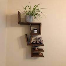 Wooden Wall Shelf At Low