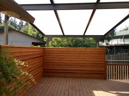 Acrylite Patio Cover With Privacy