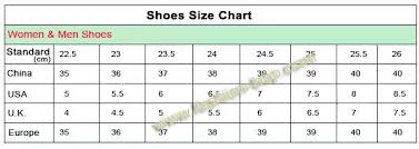 67 Exact Taobao Shoe Size Chart