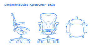 aeron chair b size dimensions