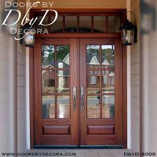 custom craftsman double doors and