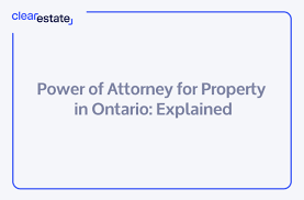 power of attorney for property in