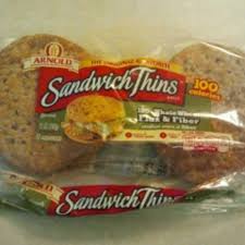 whole wheat flax fiber sandwich thins