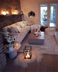 cozy and comfy winter living room