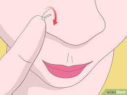 how to put a nose ring back in with
