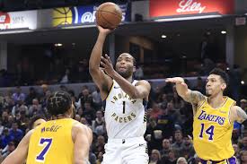 Domantas sabonis scored 26 points and malcolm brogdon made a tiebreaking reverse layup with 36.4 seconds left tuesday night to give the. Lakers Vs Pacers Preview Game Thread Starting Time And Tv Schedule Silver Screen And Roll