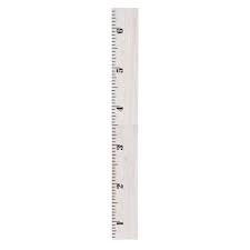 Kate And Laurel White 6 5 Ft Wooden Growth Chart 211752