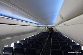 first boeing 737 with sky interior