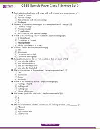 Pt3 science hots questions has 7,688 members. Get Cbse Class 7 Science Sample Paper Set 3