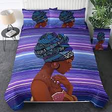 Afro Woman Duvet Cover For Girls Twin