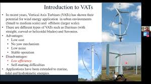 vertical axis turbines