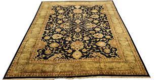 12x15 black semi antique sultanabad rug