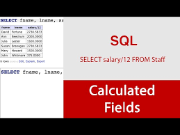 calculated fields in sql you