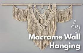 easy large diy macrame wall hanging