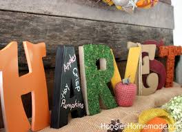 how to cover wooden letters hoosier
