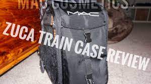mac cosmetics zuca train case review