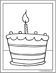 To make things more interesting, you can ask your kid to put a color of their choice. 28 Birthday Cake Coloring Pages Customizable Ad Free Pdf Printables