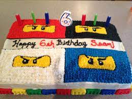 The cake. Design in buttercream. Fondant Legos around base. | Ninjago  birthday, Lego ninjago birthday, Lego birthday party